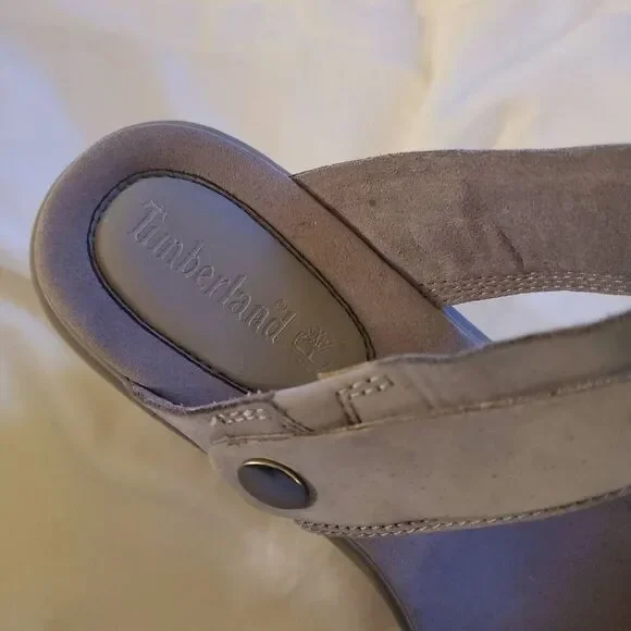 Amputee. Timberland Gray and White Wedge Sandal Size 8.5 - left shoe only. - Picture 8 of 10